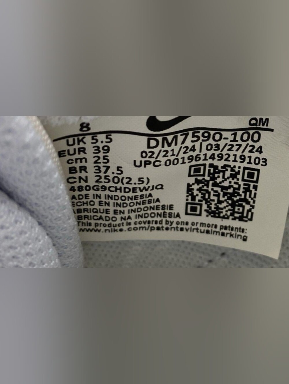 Nike Court Legacy Lift Platform Sneakers Size 8 NWOT MSRP $94.99 - Picture 9 of 10